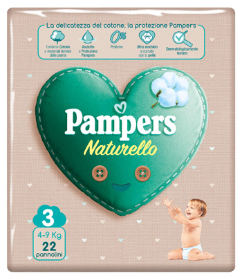 PAMPERS PROTEZIONE PURA NATURELLO MIDI CP 22 PEZZI PAMPERS PROTEZIONE PURA NATURELLO MIDI CP 22 PEZZI