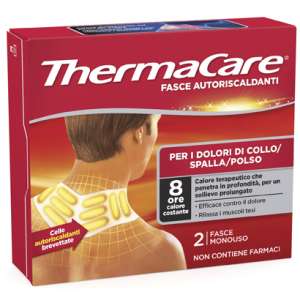 FASCE AUTORISCALDANTI A CALORE TERAPEUTICO THERMACARE COLLO/SPALLA/POLSO 2 PEZZI