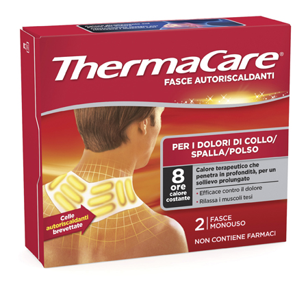 FASCE AUTORISCALDANTI A CALORE TERAPEUTICO THERMACARE COLLO/SPALLA/POLSO 2 PEZZI 1 FASCE AUTORISCALDANTI A CALORE TERAPEUTICO THERMACARE COLLO/SPALLA/POLSO 2 PEZZI