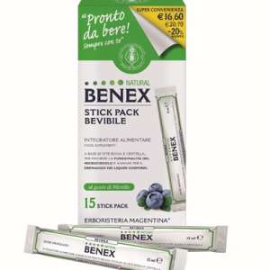 BENEX BEVIBILE 15 STICK DA 12 ML TAGLIO PREZZO