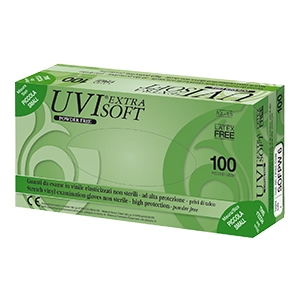 GUANTO IN CLORURO DI POLIVINILE ELASTICIZZATO SUPERFICIE MICRORUVIDA PRIVO DI TALCO 100 PEZZI ARTICOLO SOFPW 8 GUANTO IN CLORURO DI POLIVINILE ELASTICIZZATO SUPERFICIE MICRORUVIDA PRIVO DI TALCO 100 PEZZI ARTICOLO SOFPW 8