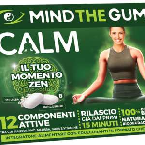 MIND THE GUM CALM 18 GOMME SENZA ZUCCHERO