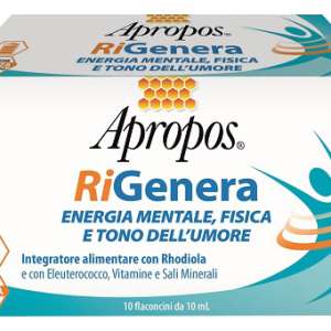 APROPOS RIGENERA ENERGIA FISICA E MENTALE 10 FLACONCINI 10 ML
