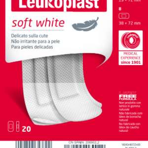 LEUKOPLAST SOFT WHITE 20 PEZZI ASSORTITI