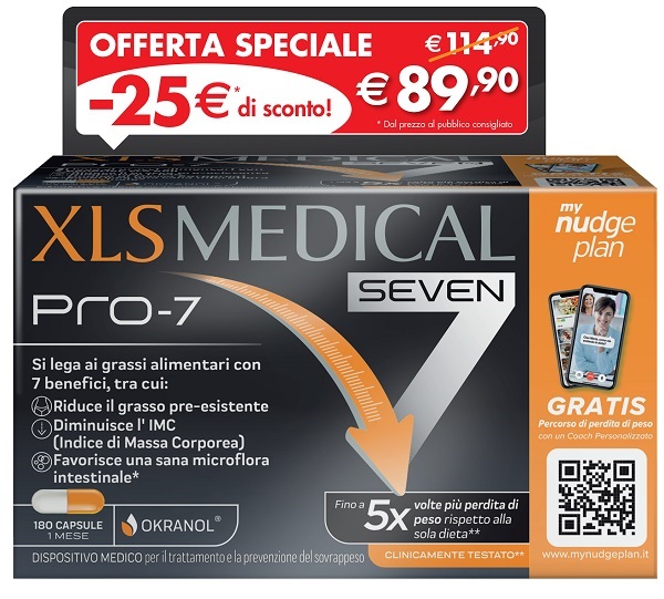 XLS MEDICAL PRO 7 180 CAPSULE TAGLIO PREZZO XLS MEDICAL PRO 7 180 CAPSULE TAGLIO PREZZO