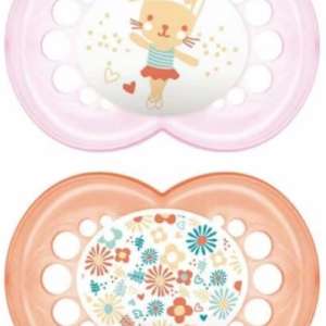 MAM SUCCHIETTO ORIGINAL 16+ SILICONE FEMMINA 2 PEZZI