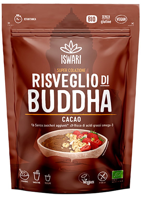 ISWARI RISVEGLIO BUDDA CACAO CRUDO 360 G ISWARI RISVEGLIO BUDDA CACAO CRUDO 360 G
