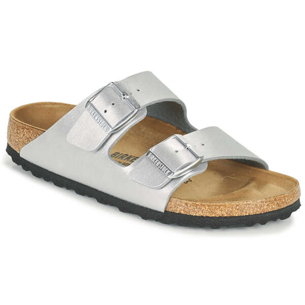 BIRKENSTOCK ARIZONA SILVER BIRKO FLOR