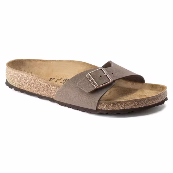 BIRKENSTOCK MADRID MOCCA BIRKO FLOR NUBUCK