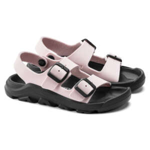 CALZATURE SANDALI BIRKOFLOR BI-KIDS BIRKENSTOCK MOGAMI KIDSGENTLE ROSE BLACK BIRKO FLOR
