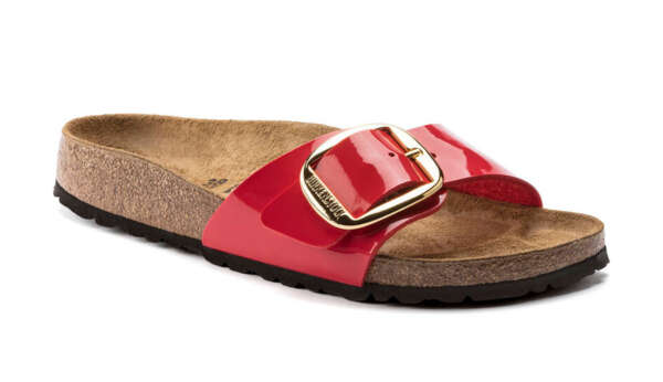 PIANELLE BIRKENSTOCK MADRID PATENT CHERRY BIRKO FLOR PATENT