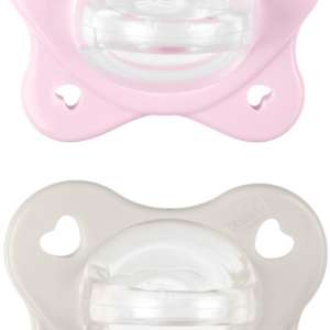 CHICCO DUAL SOFT SUCCHIETTO ROSA 2-6 MESI 2 PEZZI