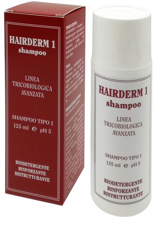 HAIRDERM SHAMPOO 1 RINFORZANTE REINTEGRANTE 125 ML HAIRDERM SHAMPOO 1 RINFORZANTE REINTEGRANTE 125 ML