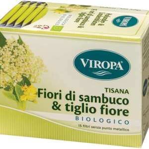 TISANA FIORI DI SAMBUCO & TIGLIO FIORE BIOLOGICO 15 BUSTINE
