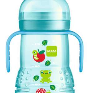 MAM TRAINER 220 ML 4+ BECCUCCIO SOFT SILICONE MASCHIO