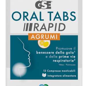 GSE ORAL TABS RAPID AGRUMI 12 COMPRESSE MASTICABILI