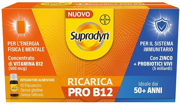 SUPRADYN RICARICA PRO B12 10 FLACONCINI SUPRADYN RICARICA PRO B12 10 FLACONCINI