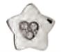 BJT716 ORECCHINI STAR/HEART STAINLESS STEEL