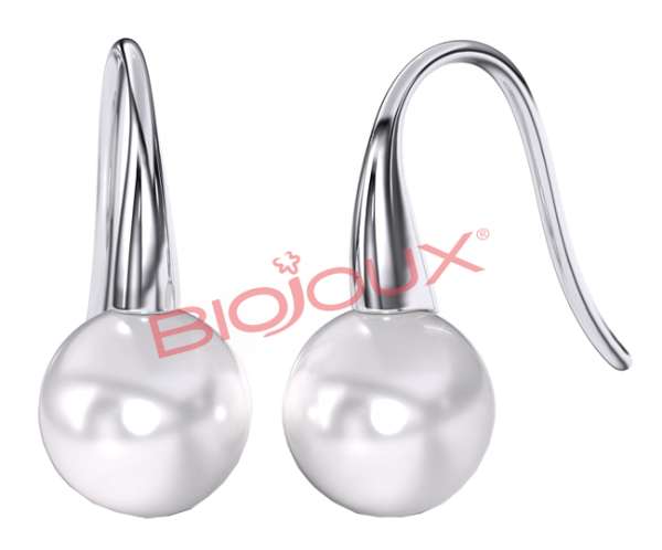 BJT230 ORECCHINI JAZZ PEARL STAINLESS STEEL
