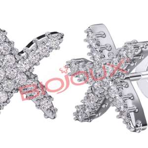 BJT260 ORECCHINI STARFISH STAINLESS STEEL