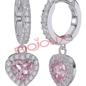 BJT314 ORECCHINI ALMA ROSE STAINLESS STEEL