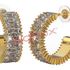 BJT325 ORECCHINI ALLISON GO GOLD PLATED