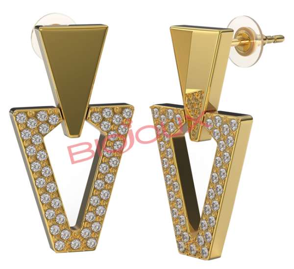 BJT328 ORECCHINI EMILY GOLD PLATED