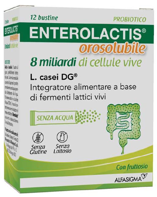 ENTEROLACTIS OROSOLUBILE 12 BUSTINE ENTEROLACTIS OROSOLUBILE 12 BUSTINE