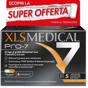 XLS MEDICAL PRO-7 180 CAPSULE TAGLIO PREZZO