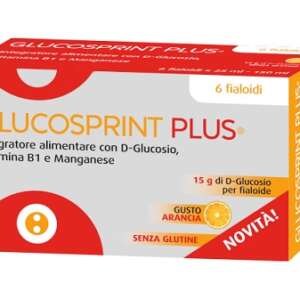 GLUCOSPRINT PLUS ARANCIA 6 FIALOIDI DA 25 ML