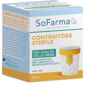 CONTENITORE URINA SOTTOVUOTO DA 120 ML SOFARMAPIU&apos;
