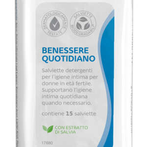 SAUGELLA DERMOLIQUIDO SALVIETTINE 15 PEZZI