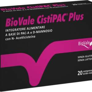 BIOVALE CISTIPAC PLUS 20 COMPRESSE ACIDO RESISTENTI 1
