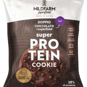 WILDFARM SUPER PROTEIN COOKIE DOPPIO CIOCCOLATO ACAI 50 G