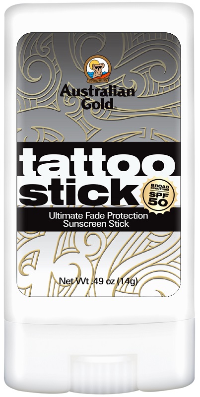 AUSTRALIAN GOLD TATTOO STICK SPF50 14 G AUSTRALIAN GOLD TATTOO STICK SPF50 14 G