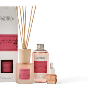 RICARICA PER DIFFUSIONE BASTONCINI 250 ML LEGNO DI ROSA E VANIGLIA