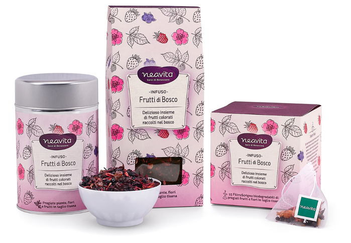 NEAVITA FRUTTI DI BOSCO INFUSO INTENSO EQUILIBRANTE 100 G NEAVITA FRUTTI DI BOSCO INFUSO INTENSO EQUILIBRANTE 100 G