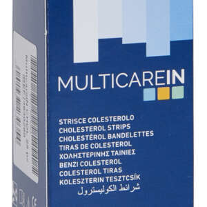 STRISCE MISURAZIONE GLICEMIA MULTICARE IN GLUCOSIO ELETTRODO50 PEZZI