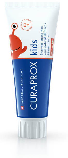 CURAPROX KIDS TOOTHPASTE STRAWBERRY FLAVOR 0 PPM 60 ML CURAPROX KIDS TOOTHPASTE STRAWBERRY FLAVOR 0 PPM 60 ML