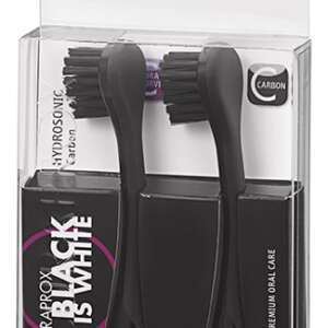 CURAPROX TESTINE RICAMBIO BLACK IS WHITE HYDROSONIC DUO PACKBLACK 2 PEZZI