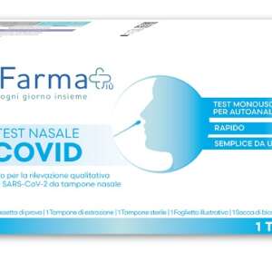 TEST ANTIGENICO RAPIDO COVID-19 NASALE AUTODIAGNOSTICO DETERMINAZIONE QUALITATIVA ANTIGENI SARS-COV-2 IN TAMPONI NASALIMEDIANTE IMMUNOCROMATOGRAFIA SOFARMAPIU'