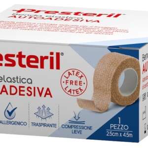 BENDA ELASTICA AUTOADESIVA LATEX FREE PRESTERIL CM 2