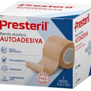 BENDA ELASTICA AUTOADESIVA LATEX FREE PRESTERIL CM 5X4