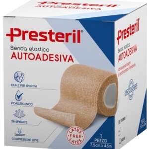 BENDA ELASTICA AUTOADESIVA LATEX FREE PRESTERIL CM 7