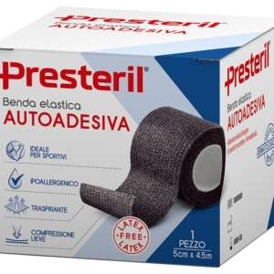 BENDA ELASTICA AUTOADESIVA LATEX FREE PRESTERIL CM 5X4