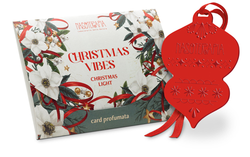NASOTERAPIA CARD PROFUMATA SINGOLA CHRISTMAS LIGHT NASOTERAPIA CARD PROFUMATA SINGOLA CHRISTMAS LIGHT