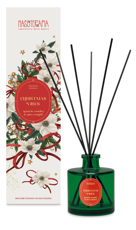 NASOTERAPIA DIFFUSORE A BASTONCINO CHRISTMAS VIBES 200 ML NASOTERAPIA DIFFUSORE A BASTONCINO CHRISTMAS VIBES 200 ML