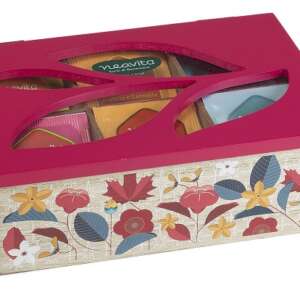 NEAVITA COFANETTO LEGNO BIO ROSA 30 FILTRI TISANE ASSORTITE