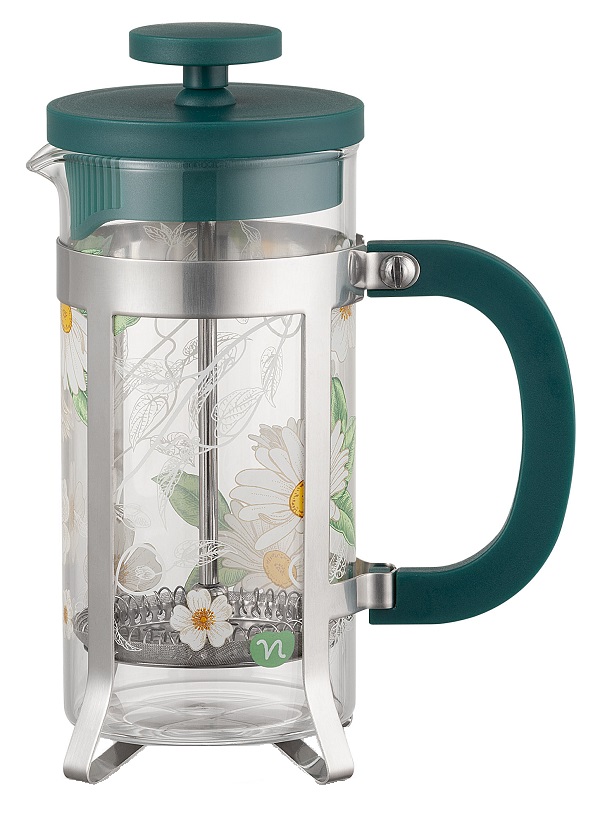 NEAVITA TISANIERA STANTUFFO TEA PLUNGER HERBARIUM VERDE 350ML NEAVITA TISANIERA STANTUFFO TEA PLUNGER HERBARIUM VERDE 350ML