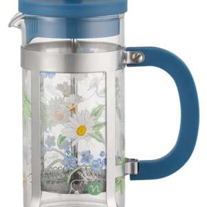 NEAVITA TISANIERA STANTUFFO TEA PLUNGER HERBARIUM BLU 350 ML